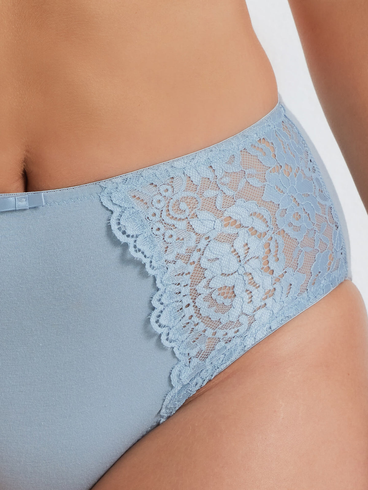 Daily Essentials Stretch Lace &amp; Cotton Full Brief (219)