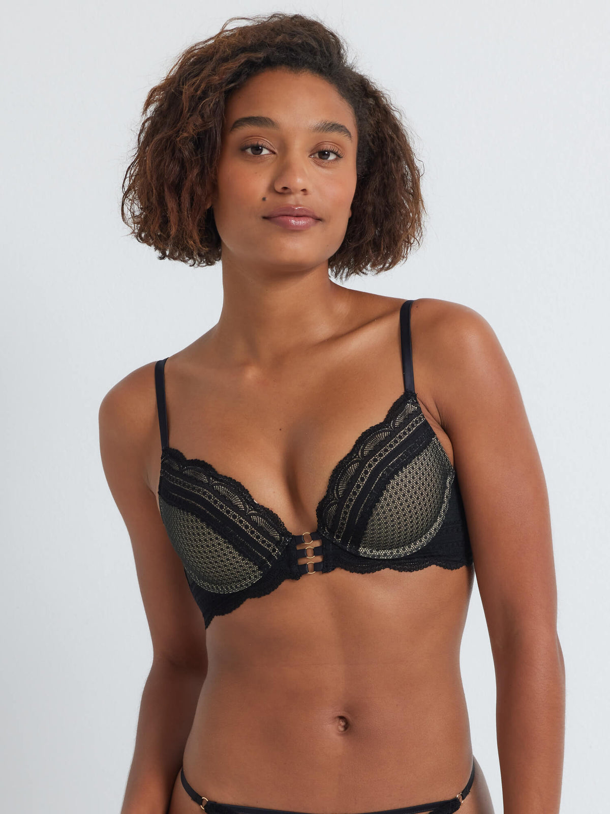 After Dark Mystique Push Up Bra in Black by Kayser Lingerie