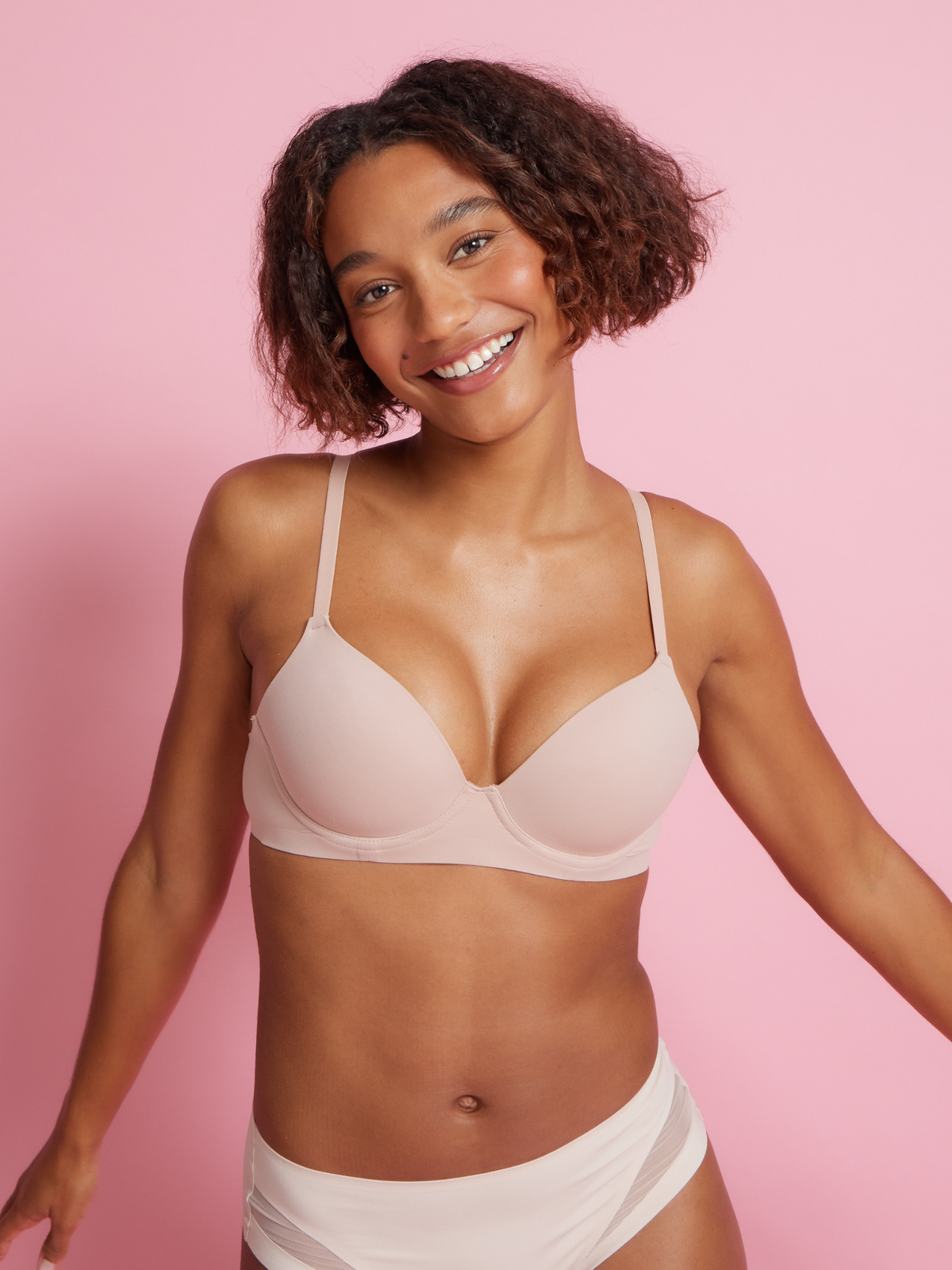 Alive Graduated Push Up Bra in Nude by Kayser Lingerie