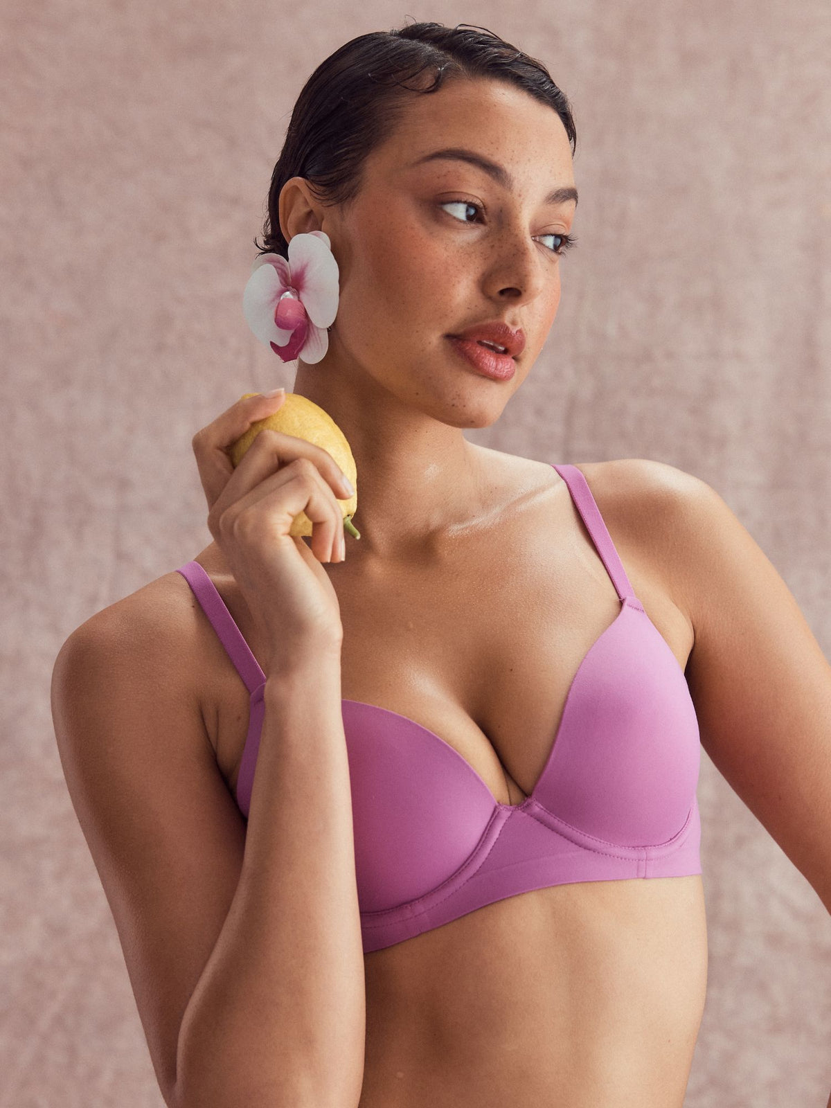 NEW Alive Graduated Push Up Bra in Hyper Violet by Kayser Lingerie