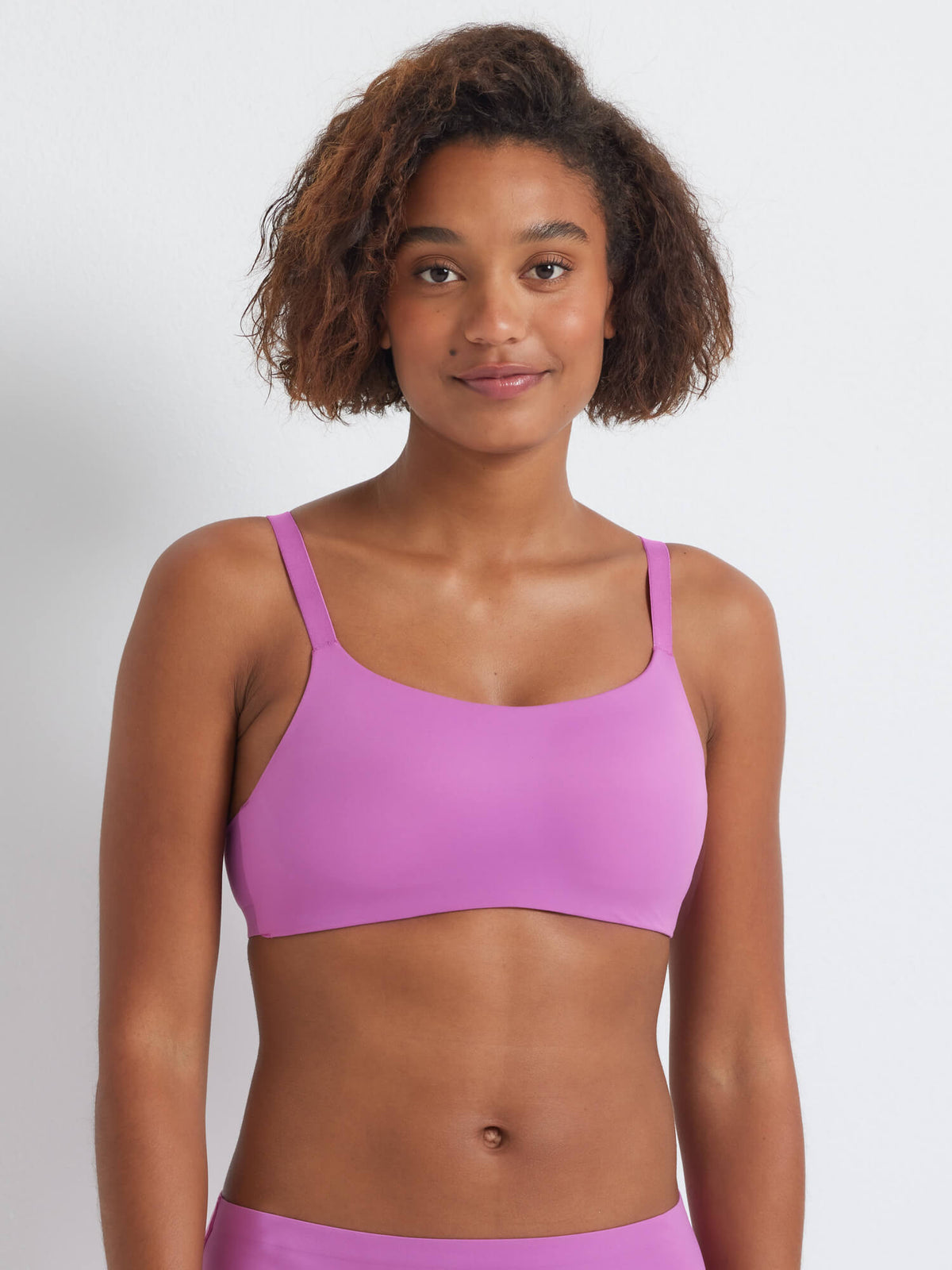 Alive Bandeau Wire Free Bra in Hyper Violet Purple by Kayser Lingerie