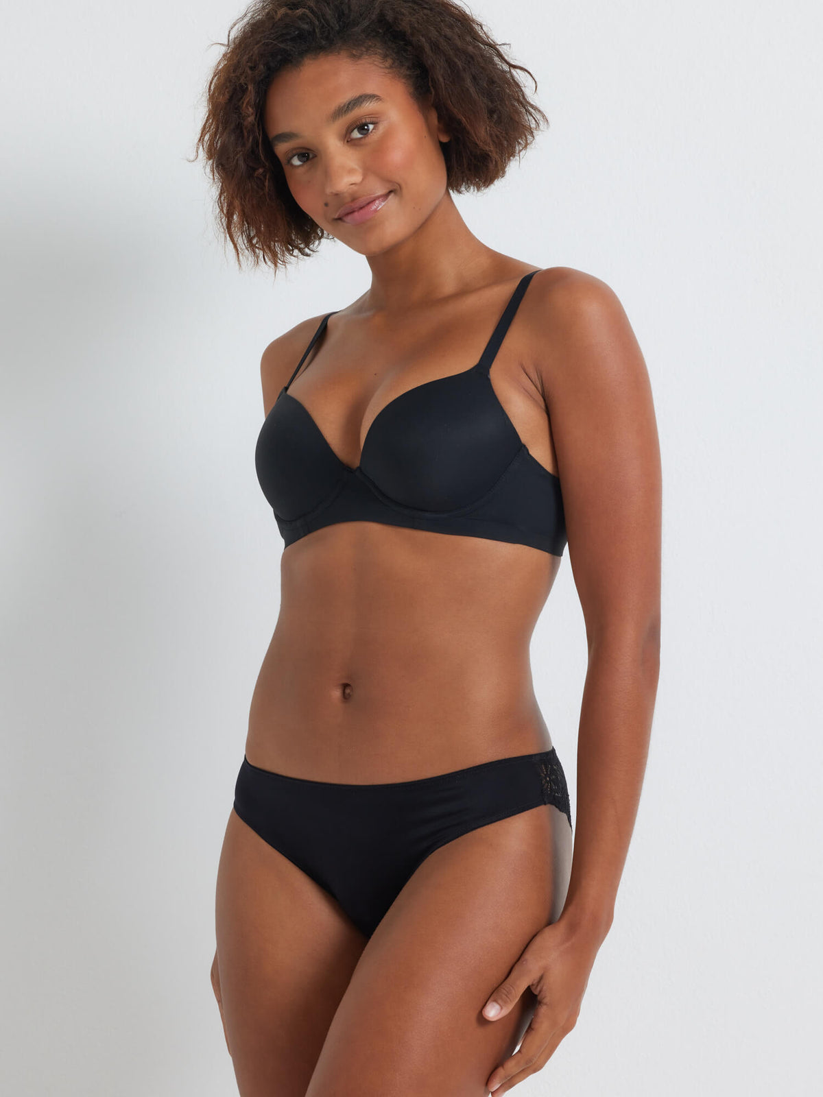 Alive Graduated Push Up Bra in Black by Kayser Lingerie