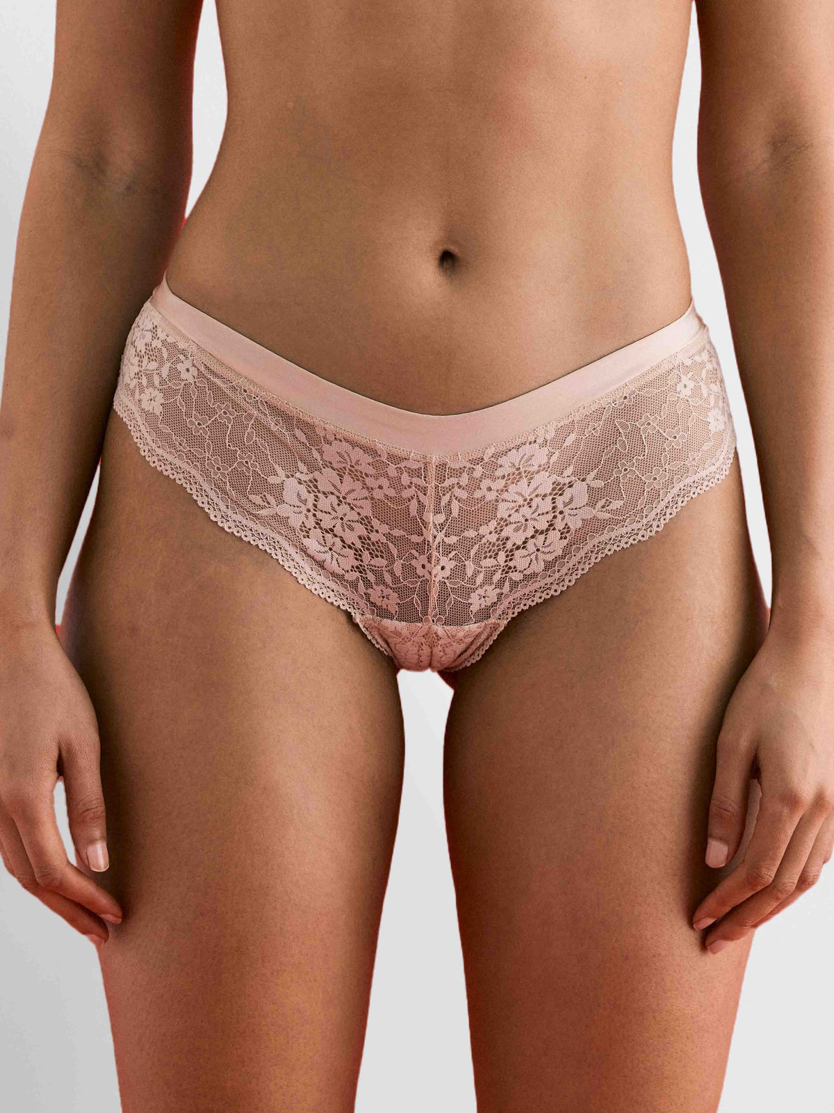 2-Pack Be Real Lace Bikini Underwear in Honey by Kayser Lingerie