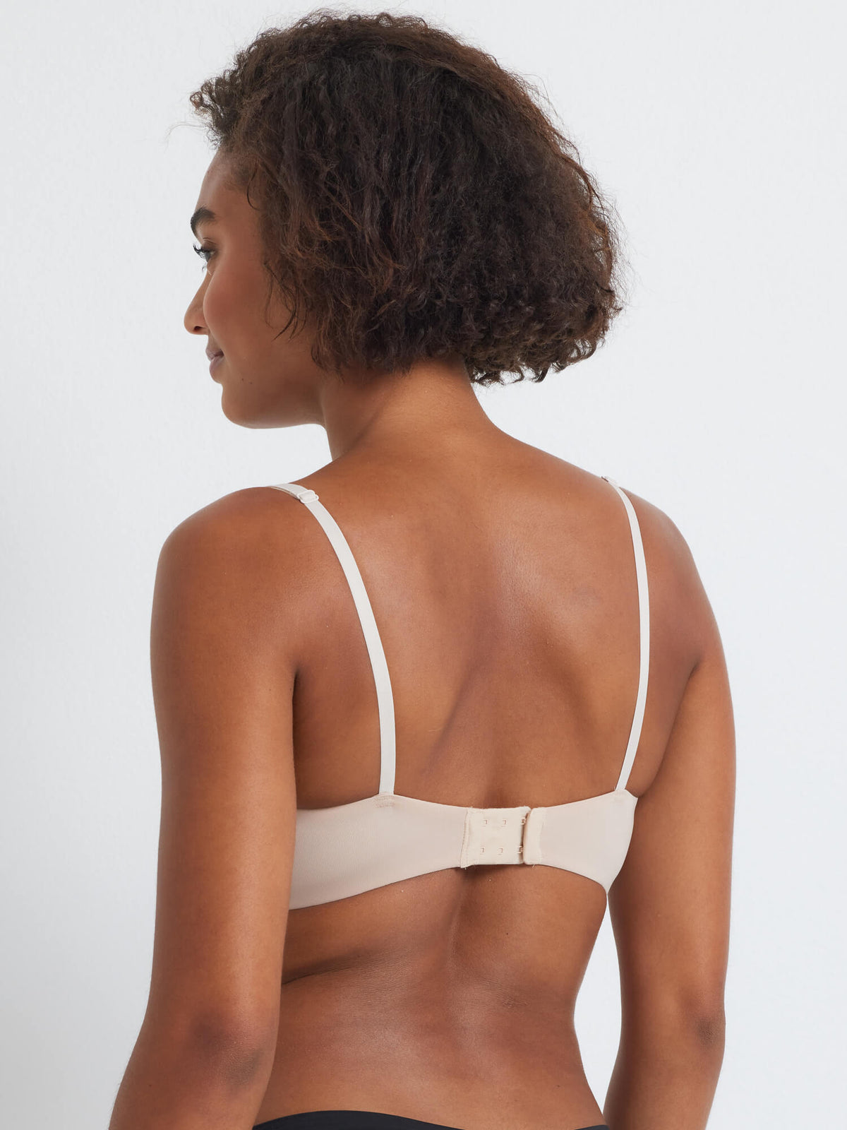 NEW Be Real Smooth Lace Plunge Push-Up Bra in Nude by Kayser Lingerie