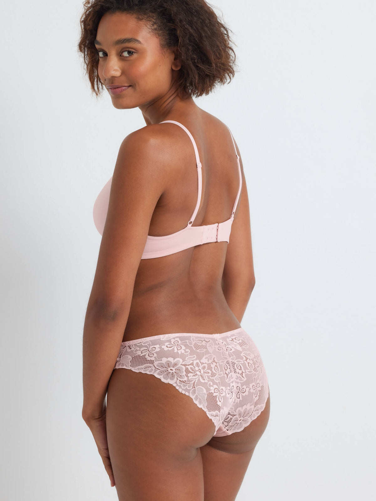 Brazilian Bombshell Bikini in Barely Pink by Kayser Lingerie