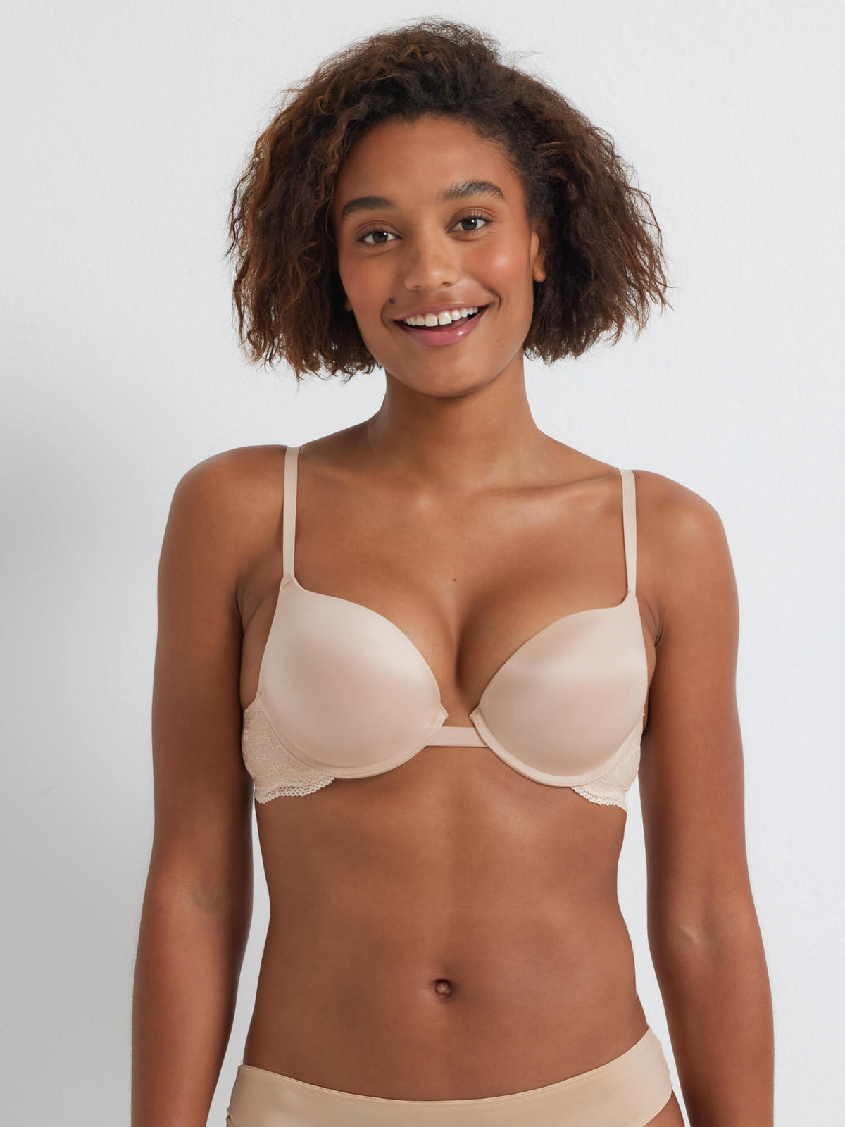 Bombshell Extra Boost Pushup Bra in Bare by Kayser Lingerie