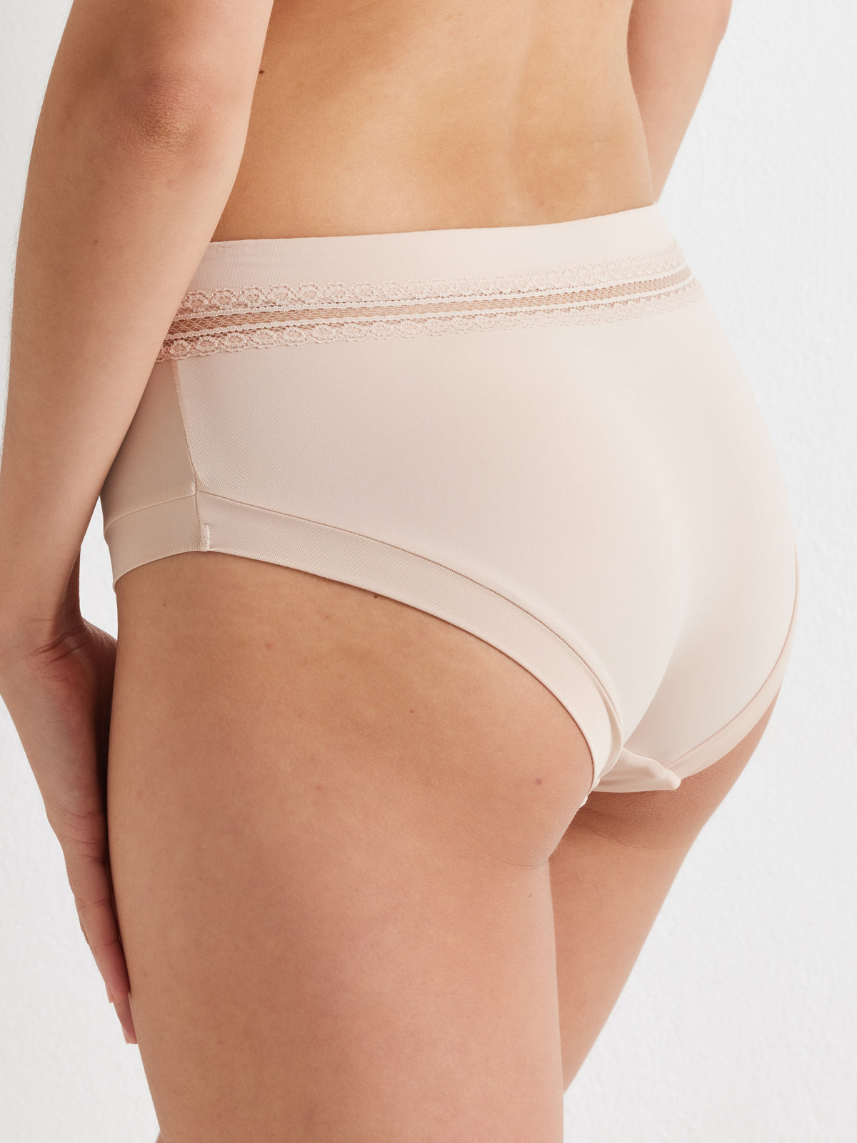 Insanely Comfy Mid Rise Brief in Nude by Kayser Lingerie