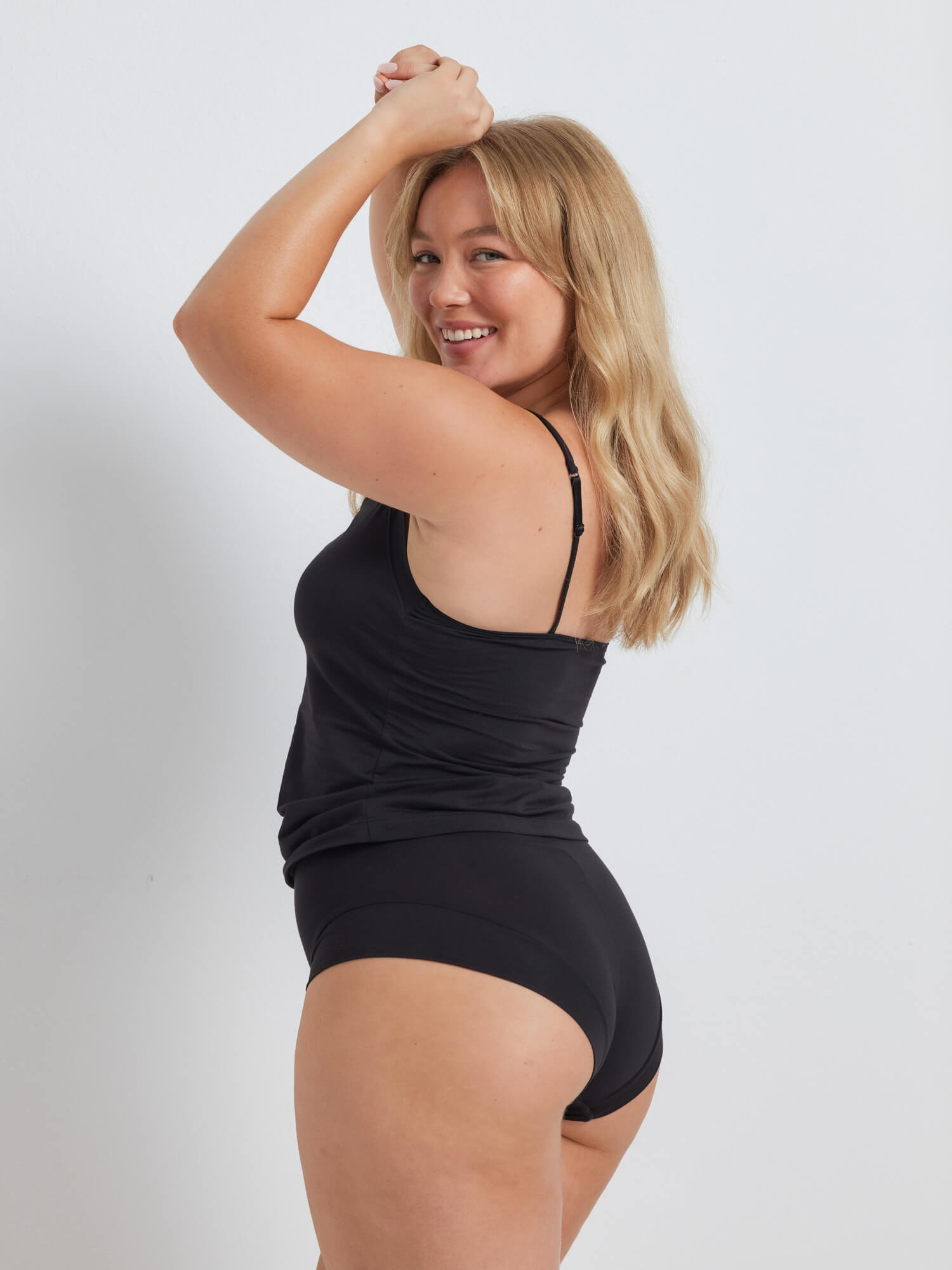 NEW Supima Bliss Cotton Full Brief in Black by Kayser Lingerie