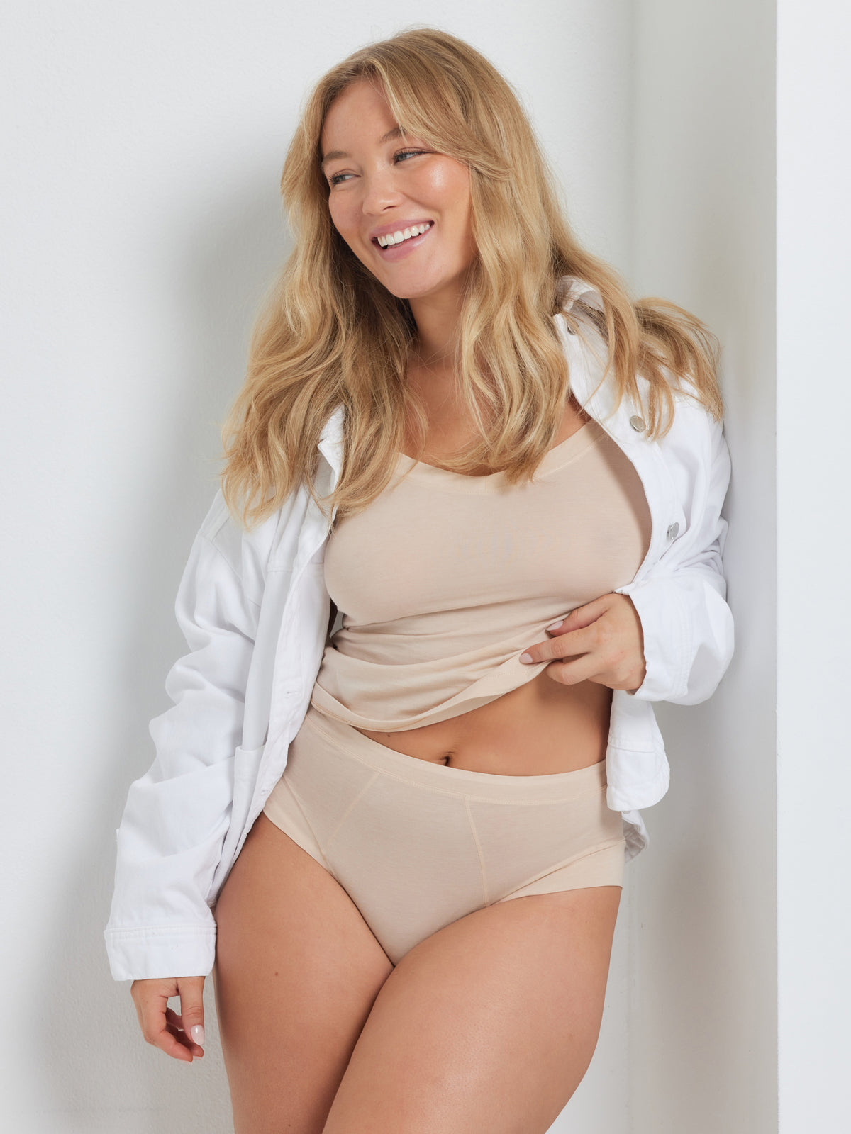 NEW Supima Bliss Cotton Full Brief in Honey Beige by Kayser Lingerie