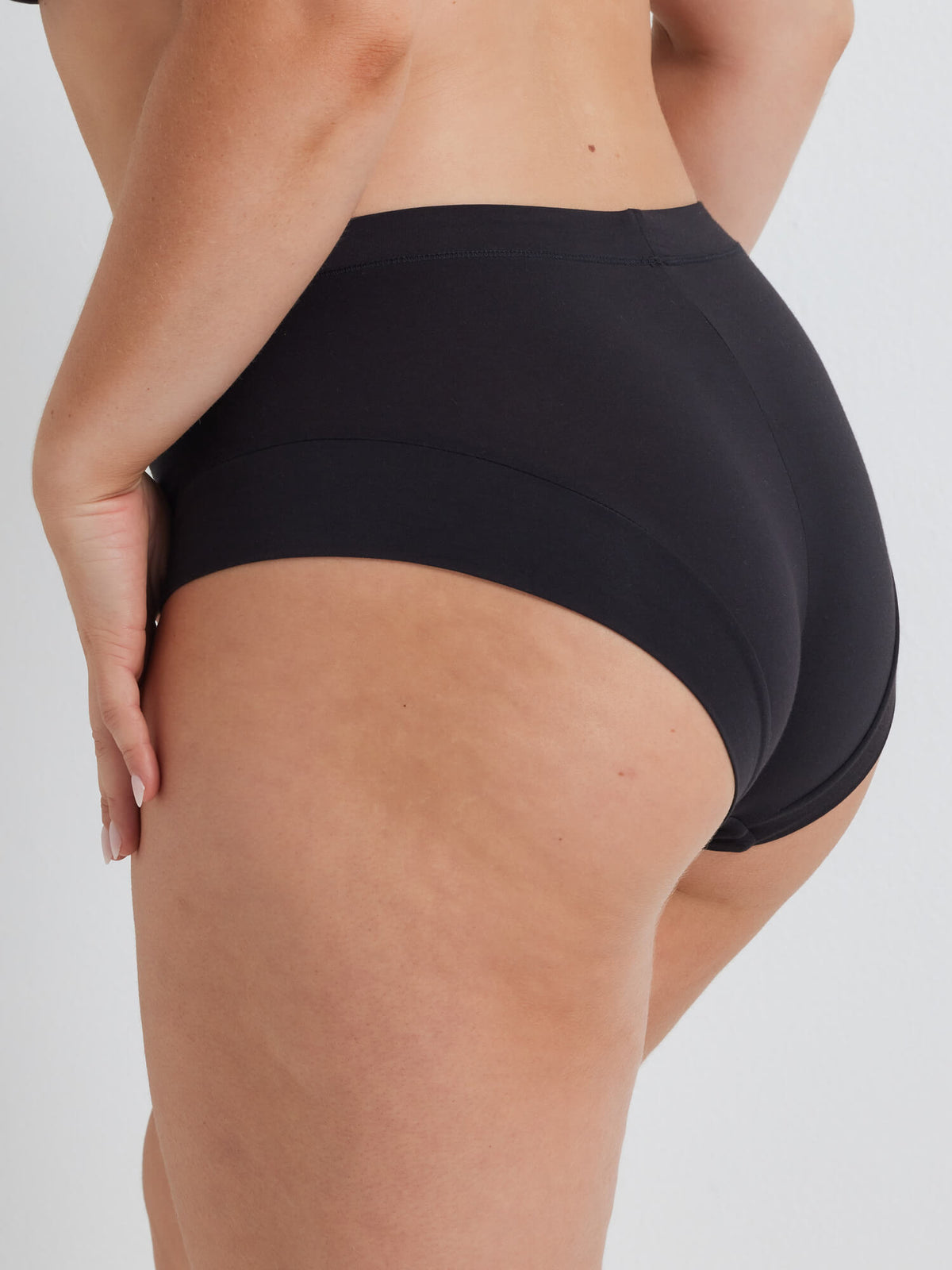 NEW Supima Bliss Cotton Full Brief in Black by Kayser Lingerie